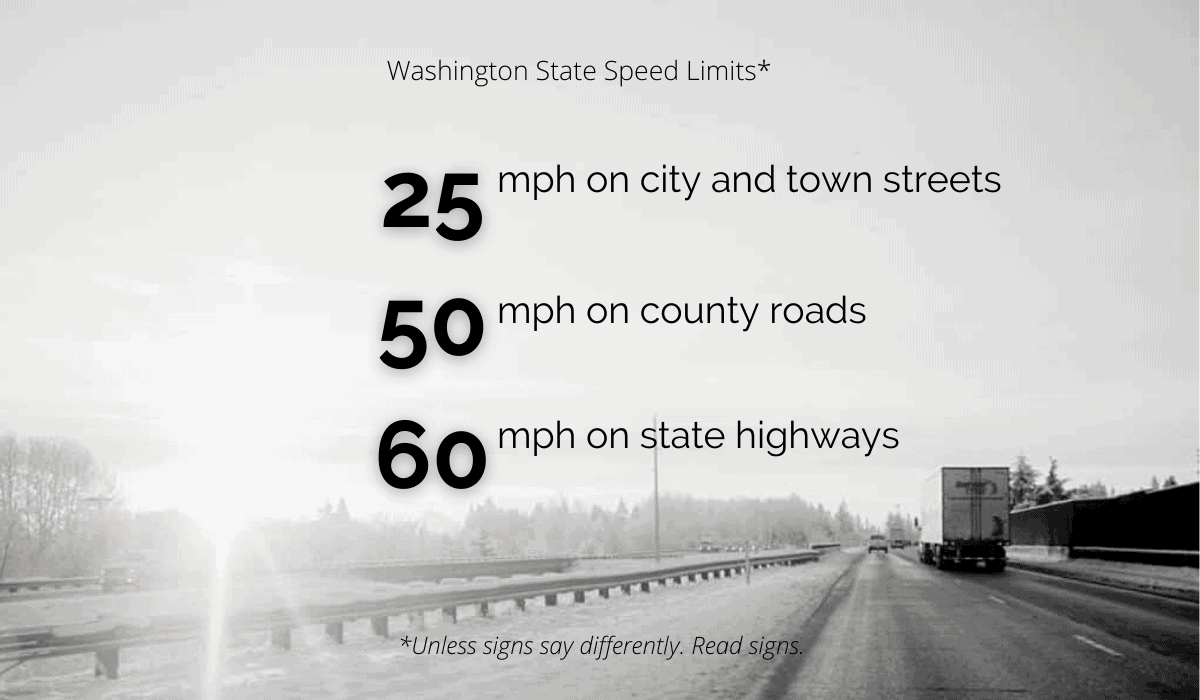 Why the Washington State speed limit (probably) isn't going to change