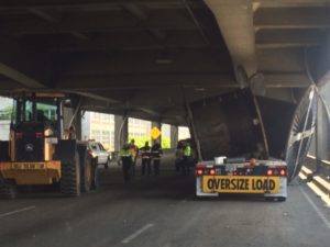 Seattle Police Department-oversized truck crash photos