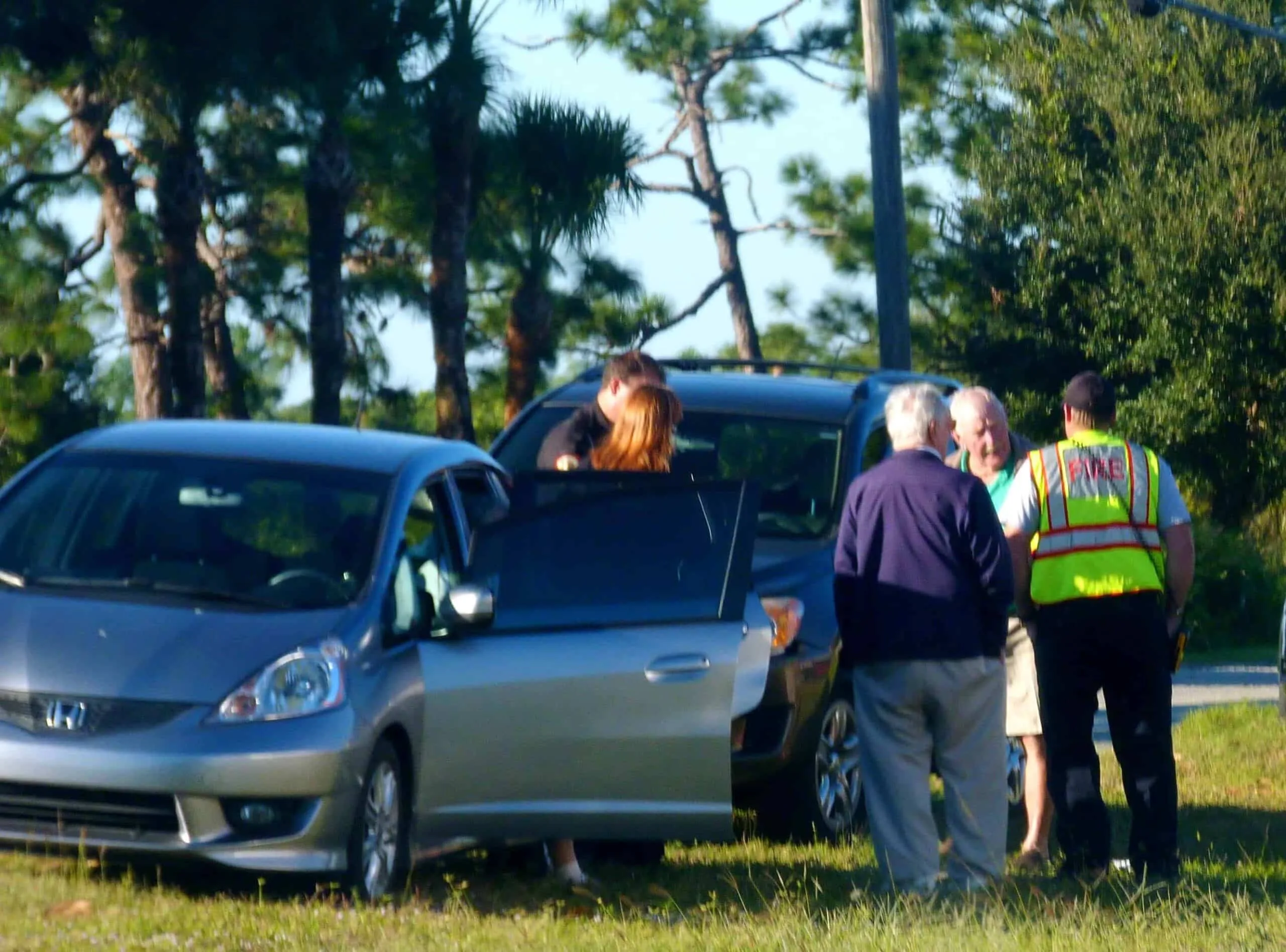Elderly driver injured in car accident