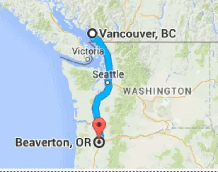Map_Vancouver_BC_Beaverton_Oregon_I-5