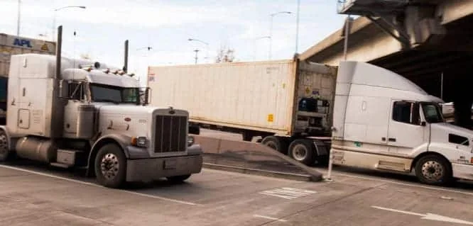 Semi-trucks Seattle highways