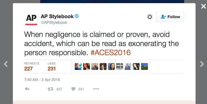 APStylebook-Crash-Not-CarAccident
