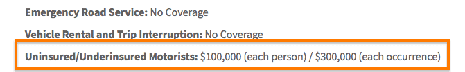 Car insurance coverage-Uninsured crash-Coluccio Law