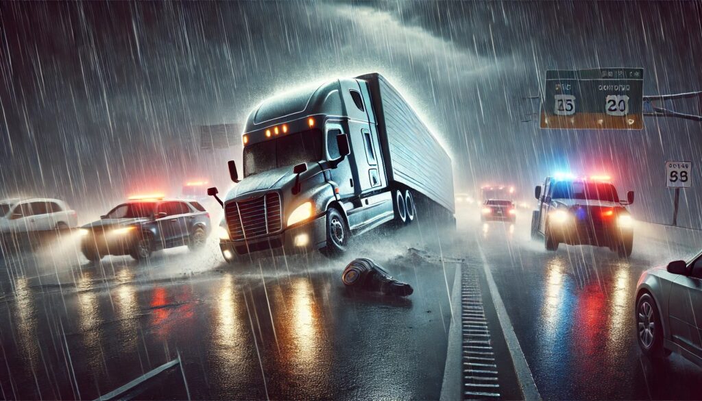 Truck Accidents due to bad weather